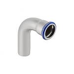 GEBERIT Mapress rustfri bøjning 76,10 mm. 90Â° med 1 muffe