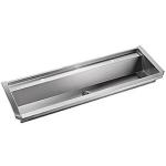 Intra Juvel vaskerende 1200x395x126/163mm afløb midt børstet