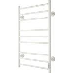 TVS Eldo 9 El håndklæderadiator lige med timer, 860 x 530 mm, hvid
