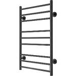 TVS Eldo 9 El håndklæderadiator lige med timer, 860 x 530 mm, sort