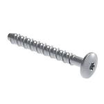 Walraven W-LX-PX Betonskrue 6x40mm. Ø17mm Elgalvaniseret. Panhoved. torx30 Til revnet/ej revnet beton. Pakke a 100 stk.