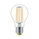 Philips master ultra efficient led standard 2,3w (40w) e27 830 a60 klar glas