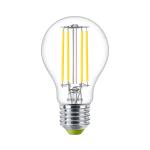 Philips master ultra efficient led standard 2,3w (40w) e27 840 a60 klar glas