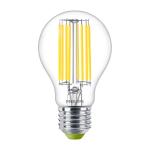 Philips master ultra efficient led standard 4w (60w) e27 840 a60 klar glas