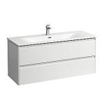 Laufen Palace møbelpakke 120cm, alugreb, softclose, hvid højglans