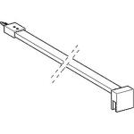 Contura Showerama ART stabiliseringsstang 1200mm t/br.væg sølv
