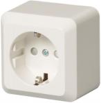 Ocean Schuko Stikkontakt Hvid