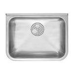 Contura Udslagsvask Cu44GB 460x330x175mm bagplade, med spanderist & overløbrist. Rustfri