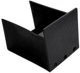 Endekappe Til C-skinne C47 Sort