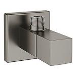 GROHE Universal Cube stopventil 1/2x3/8 nippel/roset. Børstet hard graphite