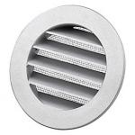 Duka metal rist Dusav Ø125MM Aluminium Med flange samt med fluenet