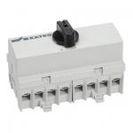 Generator omskifter 2x4-pol 63A indbygning for nødstrøm