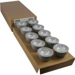 10 stk. Nordtronic LED GU10 5,5w 2700k CRI>90, (350 lumen), dæmpbar (=35w)