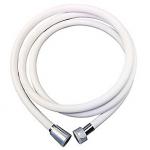 Bruseslange 1500 mm hvid - Antibakteriel