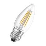 LEDVANCE LED kerte, 4w/827 - Varm hvid, (470 lumen), E27, filament (=40w)