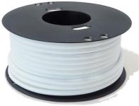 5 mtr. Hvid Stofledning 70Â°C, 3G0,75mm2 med jord