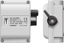 Sikkerhedsafbryder 16a 7,5kw 3p+n+j, Sa316m25