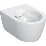 Geberit iCon væghængt toilet, kompakt, skjult montering, Rimfree: T=49cm, Hvid