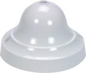 Loftbaldakin Hvid T/fastskruning, Bakelit Ø110mm