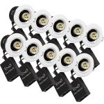 Downlight spot Daxtor Easy 2-Setup ø87mm 230v GU10, hvid - 10 pak