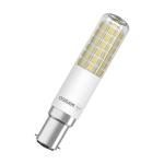 Osram LED Halolux T Slim klar 8w/827 - Varm hvid (1055 lumen), B15d (=Halolux 75w)