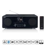 Lenco Internet / DAB+ / FM-radio med cd-afspiller og BluetoothÂ® Sort