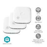 Nedis SmartLife Røgalarm trådløs | Wi-Fi | Pausefunktion - 3 pak, leveres med batteri