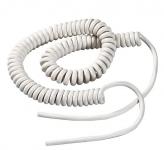 Spiralledning 2x0,75mmÂ² 0,5/2 mtr. - Hvid