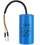 MOTOR start kondensator - 150uF / 250Vac med kabel (CD60)