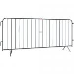 Publikum-/afspærringshegn 2,48 x 1,1 mtr., galvaniseret, let