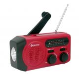Denver SCR-2010 FM radio med håndsving og solcelleopladning