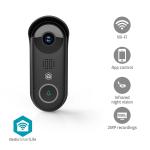 Nedis SmartLife Video Dørtelefon | Wi-Fi | Transformer | Full HD 1080p | Cloud Storage (mulighed) / microSD (ikke inkluderet) / Onvif | IP54 | Med bevægelsessensor | Nattesyn | Sort