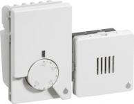 LK Fuga hygrostat med rumføler, hvid