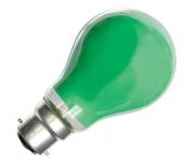 Standard Farvede grøn 40W B22 glødepære