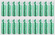 DELTACO Ultimate alkaline, LR06 AA-batteri, svanemærket, 1,5 V, 20-pak