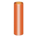 Düker SML lige afløbsrør DN70, 70x3000 mm, rød