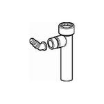 GEBERIT Tilslutningsrør 40mm Hvid, PP 152.274.11