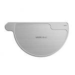 Rheinzink Endebund til højre 333 mm 1/2-rund. CLASSIC walzblank - Tages ikke retur -