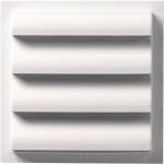 Fresh Murrist 140x140mm T/murrør Ø100mm Hvid