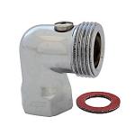 Gustavsberg Tilgangsstykke vinkel 3/4'' - 1/2'' N/M med afspærring