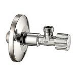 Stopventil 1/2''x3/8''mm lang med ø77mm roset