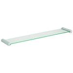 Damixa spejlhylde i glas 621 mm. Krom.