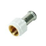 Henco pres kobling pvdf pres/indvendig gevind 20 mm x 34