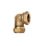 TA Komp. Vinkel med muffe 3/4'' - 18 mm. Uden støttebøsning. Type 305