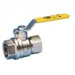 Gaskuglehane Stålgreb Muffe/muffe 1/2"