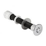 GEBERIT pneum.vægtryk t/indbygning i væg 115.943.21.1, krom