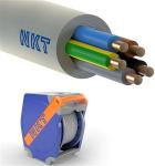 Nkt Inst.kabel 5g2,5 Noiklx Lysegrå 400m Kabelvogn