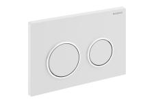 Geberit kappa21 betjeningsplade, mat krom/krom