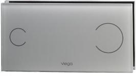 Viega betjeningsplade visign for more 100 visign for more100 glas / esg parsol/sort