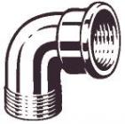 Vinkel 2.1/2 Rødgods 90gr Mf/np